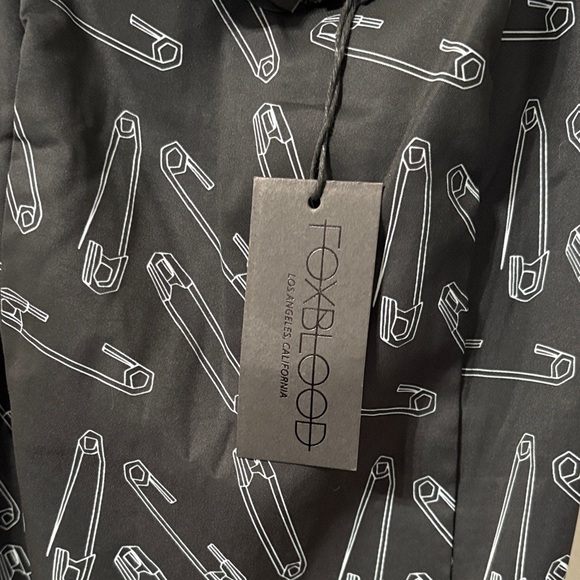 Foxblood Eliza Sidney Safety Pin Dress - Picture 4 of 7